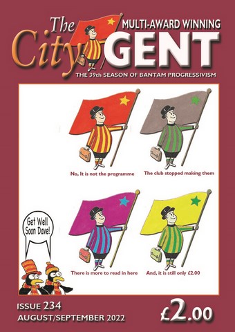 City Gent Fanzine Front Cover Issue 234